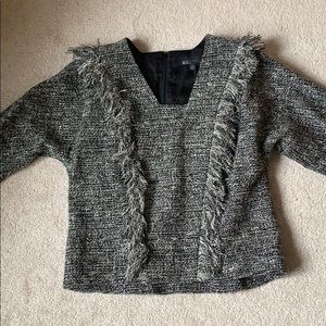 Brooks Brothers Fringe Blouse